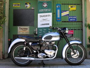 TRIUMPH 500 T100 TIGER "MOTEUR ALU" - 1954