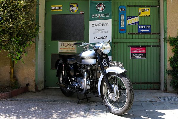 TRIUMPH 500 T100 TIGER "MOTEUR ALU" - 1954 – Image 5